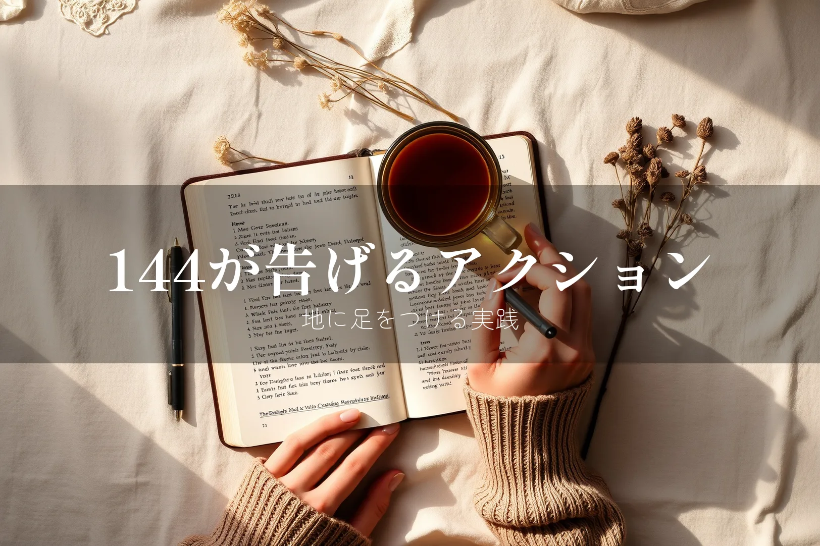 144が告げるアクション 地に足をつける実践
