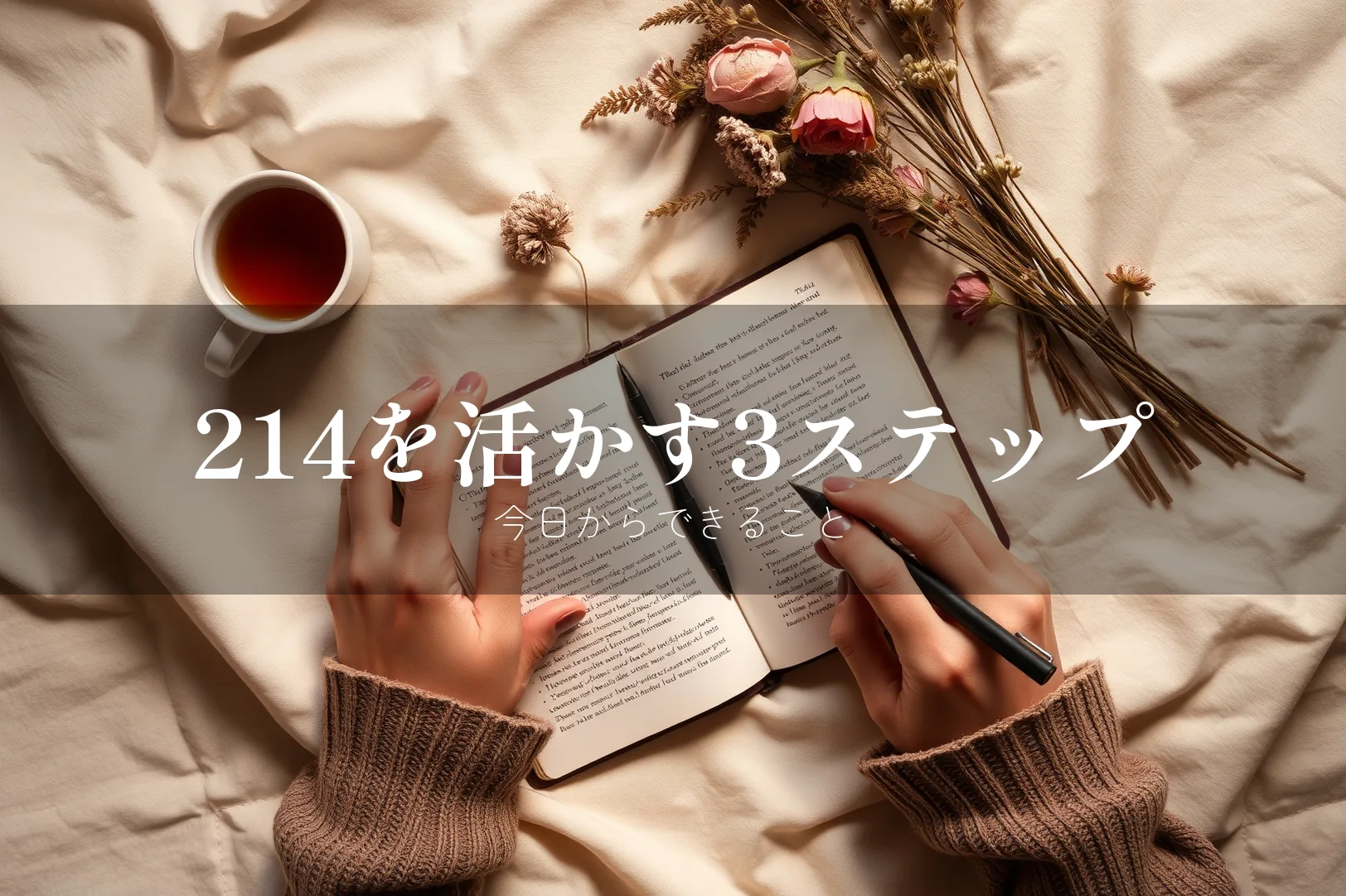 214を活かす3ステップ