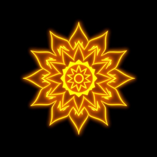 第3チャクラ マニプラ(太陽神経叢)のイラスト