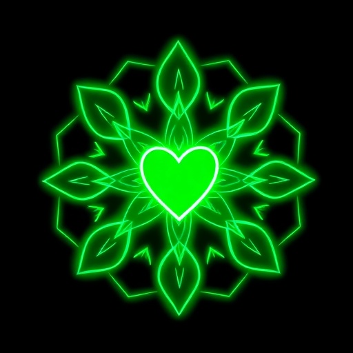 第4チャクラ アナハタ（ハートチャクラ）のイラスト