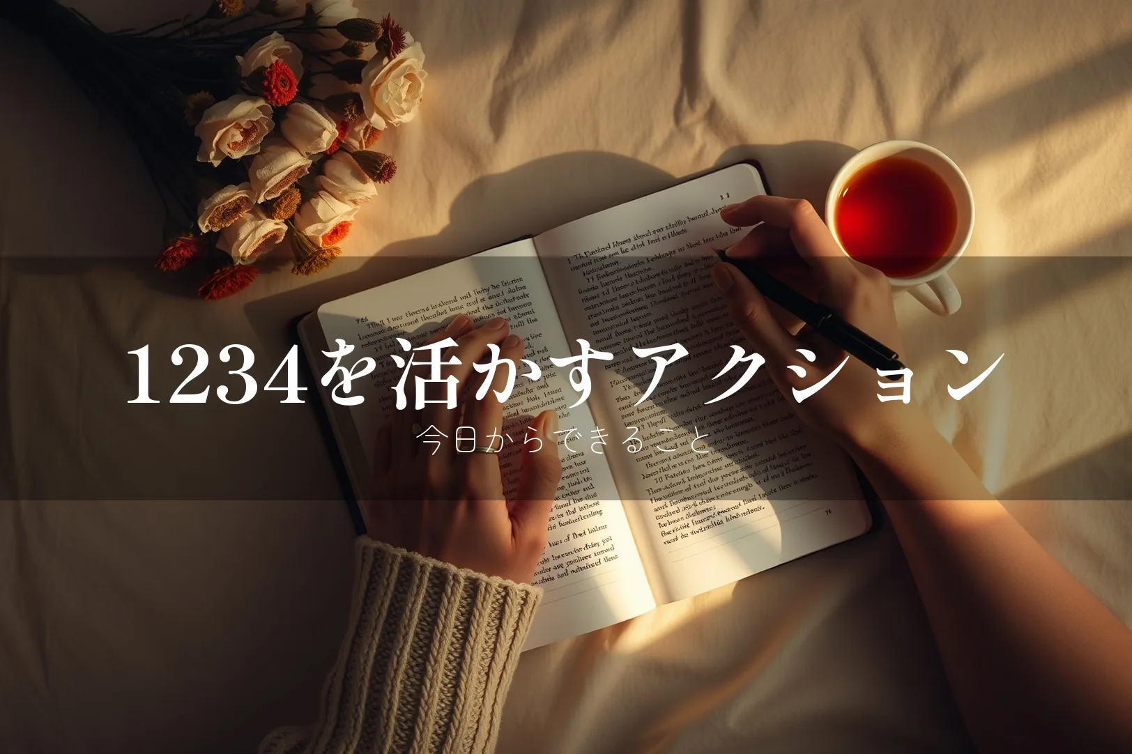 エンジェルナンバー1234を活かすアクション