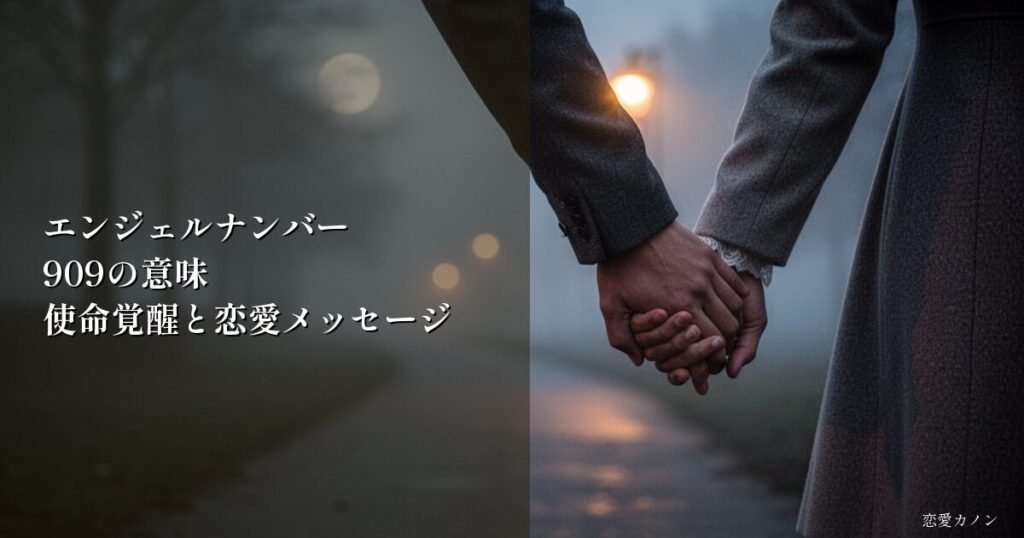 エンジェルナンバー909の意味|使命覚醒と恋愛メッセージ