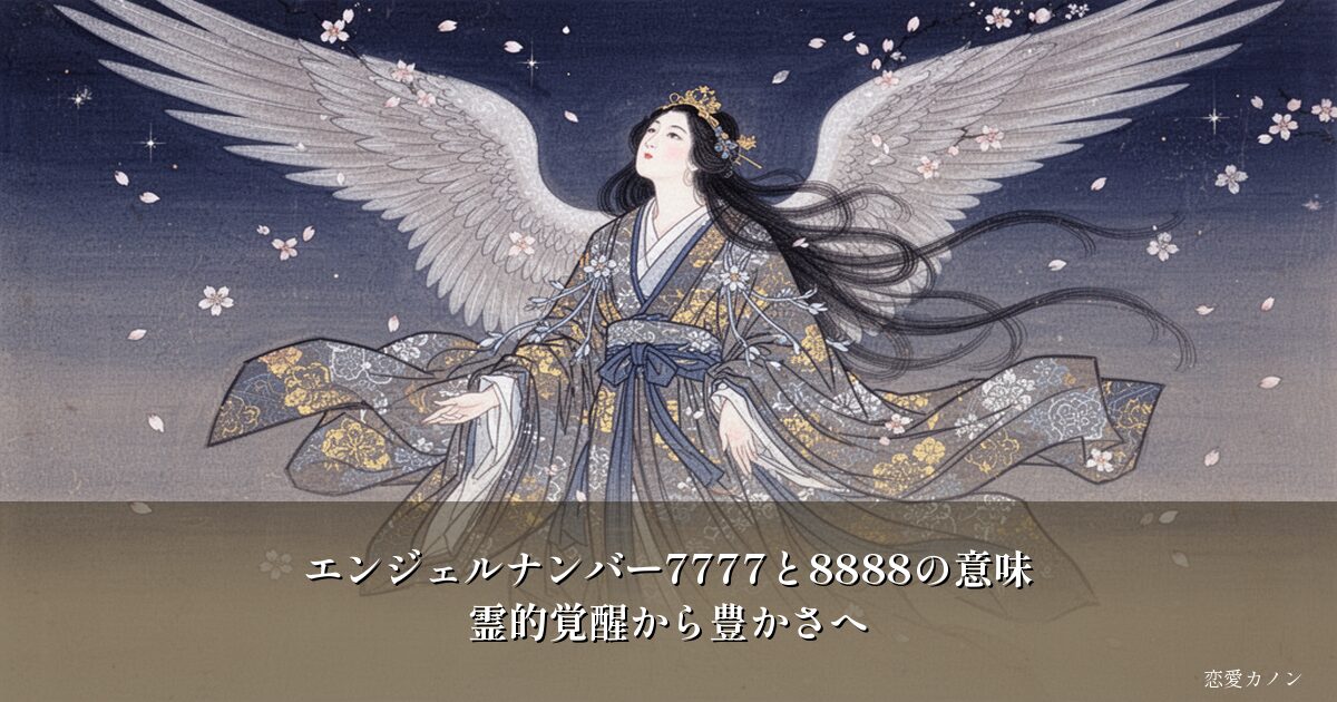 エンジェルナンバー7777と8888の意味｜霊的覚醒から豊かさへ