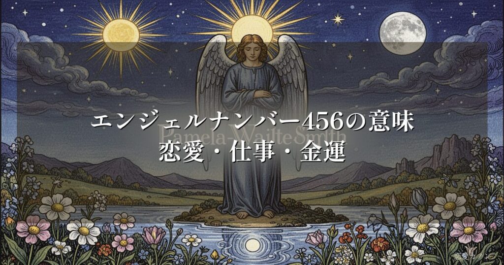 エンジェルナンバー456の意味|恋愛・仕事・金運