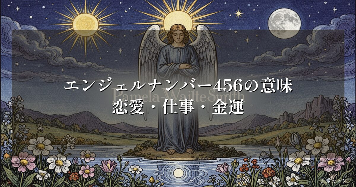 エンジェルナンバー456の意味｜恋愛・仕事・金運