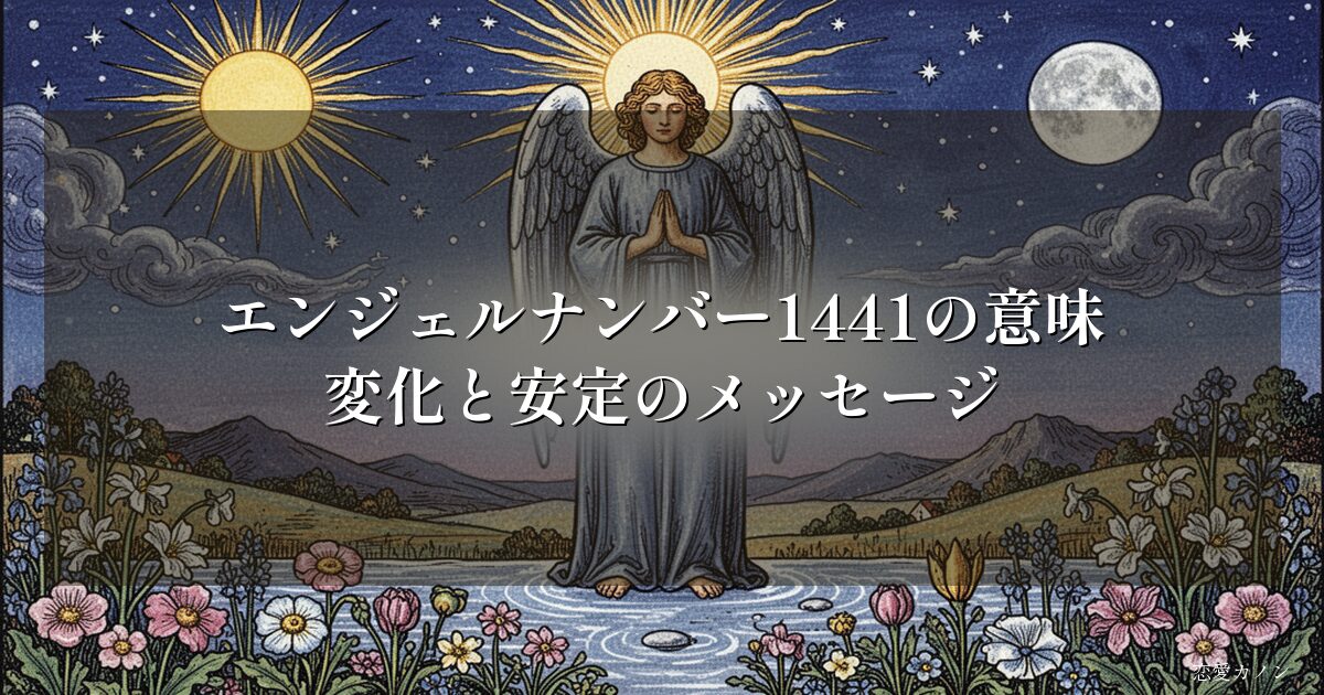 エンジェルナンバー1441の意味|変化と安定のメッセージ