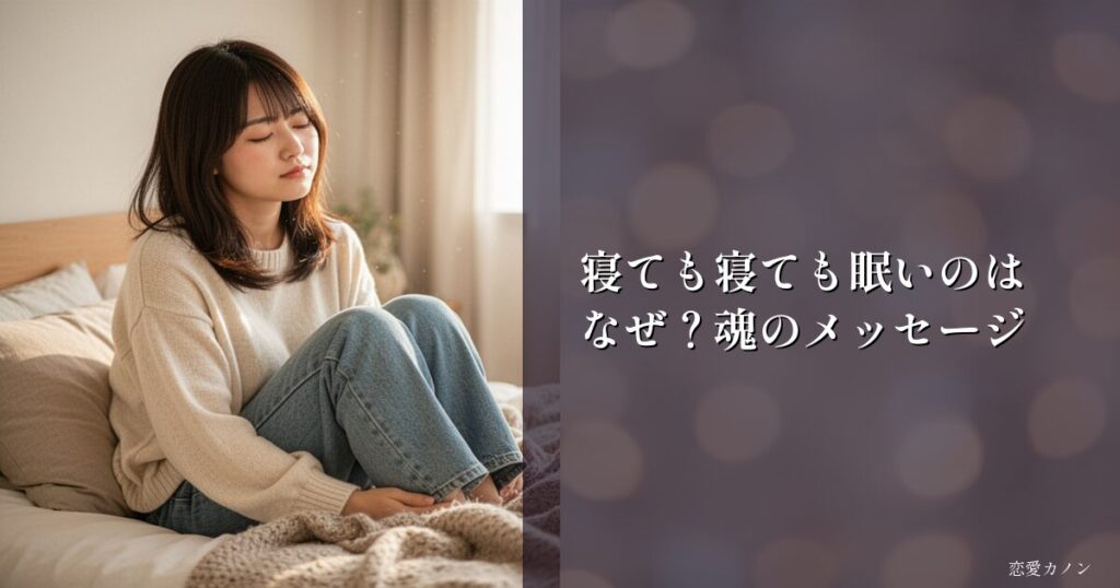 寝ても寝ても眠いのはなぜ？魂のメッセージ