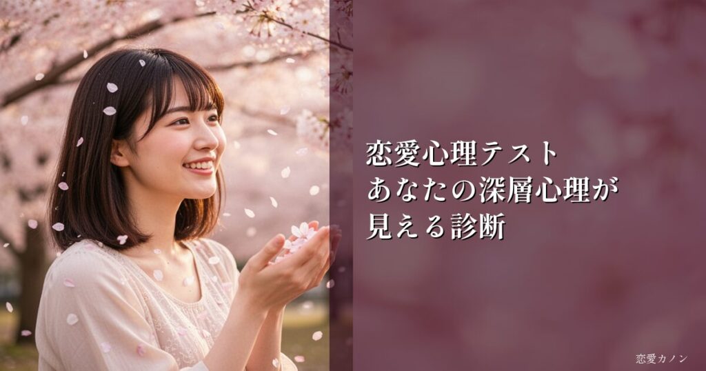恋愛心理テスト|あなたの深層心理が見える診断