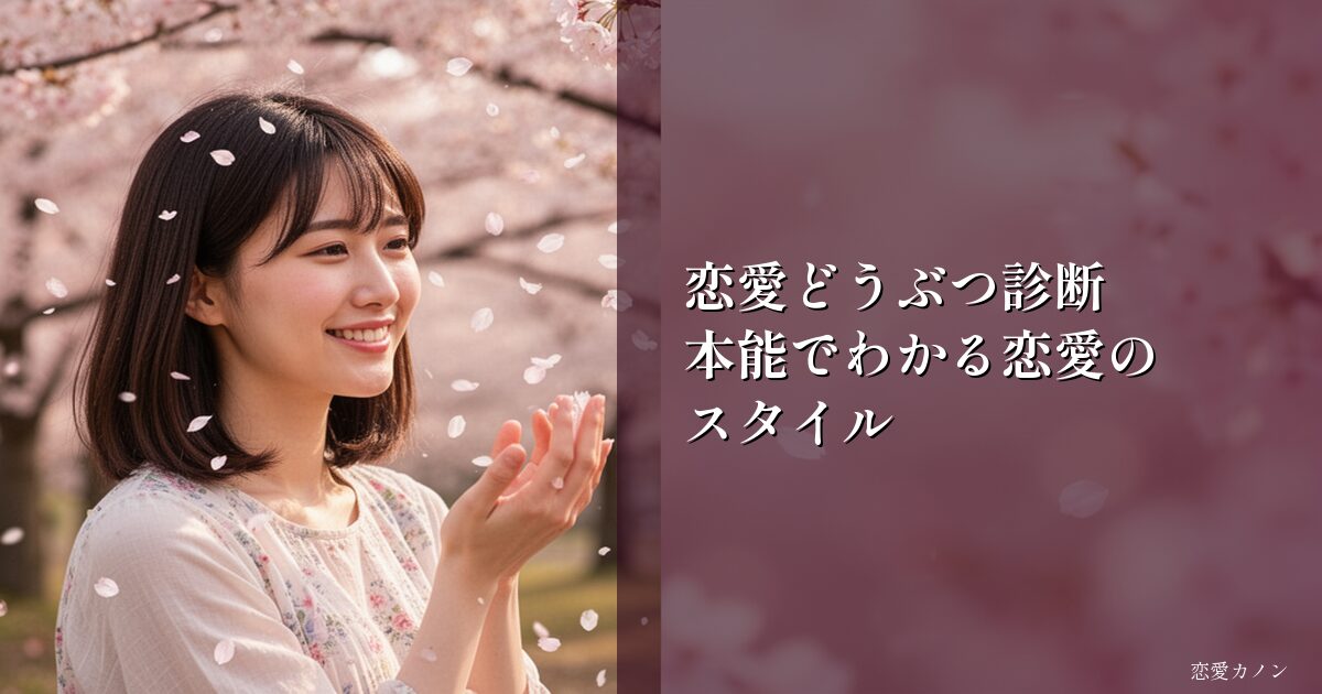 恋愛どうぶつ診断|本能でわかる恋愛のスタイル