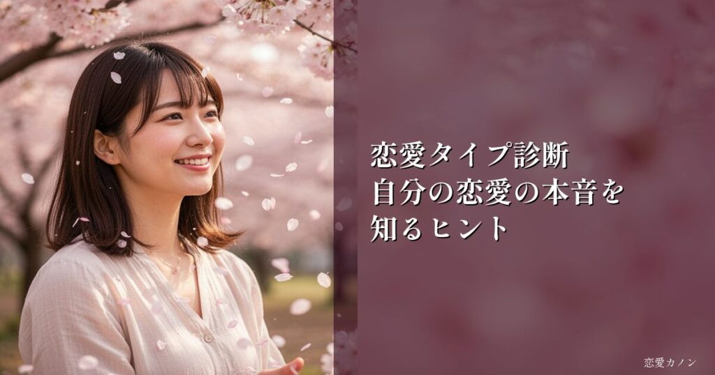 恋愛タイプ診断|自分の恋愛の本音を知るヒント