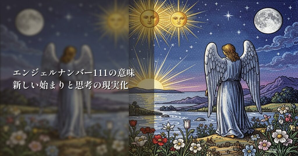 エンジェルナンバー111の意味｜新しい始まりと思考の現実化