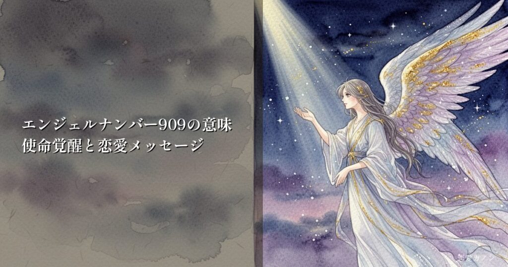 エンジェルナンバー909の意味｜使命覚醒と恋愛メッセージ