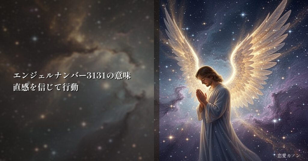 エンジェルナンバー3131の意味|直感を信じて行動
