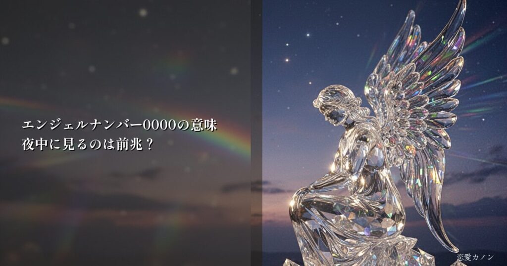 エンジェルナンバー0000の意味|夜中に見るのは前兆?